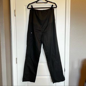 Wonderwink Maternity Scrub Pants - Black - M